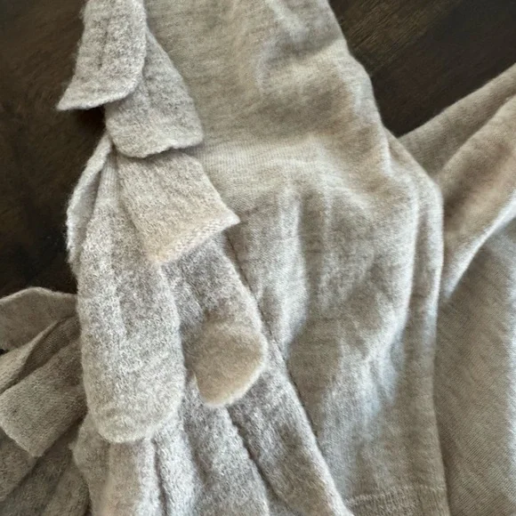Leifsdottir Beige Layered Women's Cardigan~Size Large-~fitted~gorgeous! 🖤 - Picture 5 of 9